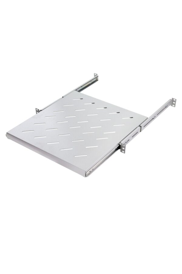 1U-45-B-Slide 1U-55-B-Slide teleskopinė lentyna shelf grey