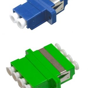 Fiber optic adapter coupler SC LC ST E2000 MU ST FC UPC APC simplex duplex SM MM OS1 OS2 OM1 OM2 OM3 OM4 OM5 optinis šviesolaidinis adapteris viengubas dvigubas low insertion loss single mode multi mode Adapteri