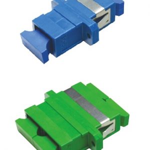 Fiber optic adapter coupler SC LC ST E2000 MU ST FC UPC APC simplex duplex SM MM OS1 OS2 OM1 OM2 OM3 OM4 OM5 optinis šviesolaidinis adapteris viengubas dvigubas low insertion loss single mode multi mode Adapteri