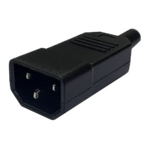 C14 jungtis 10A 250VAC connector montuojama